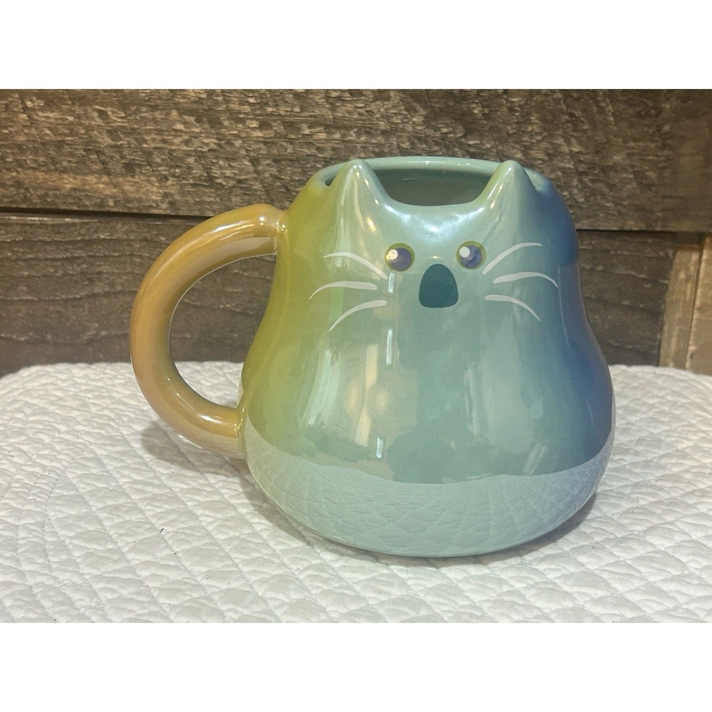 Disney Pixar Soul Mr. Mittens The Cat Large Iridescent 22 OZ Mug Cup